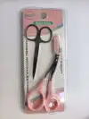 Stainless steel eyebrow trimming scissors with comb, eyebrow trimming scissors, detachable comb scissors, eyebrow trimming comb Item Picture
